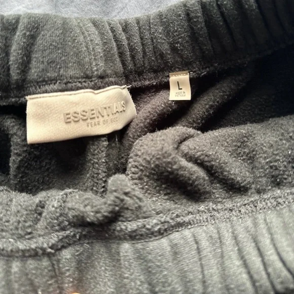 Essential Black Sweatpants Size large